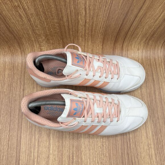 Adidas Originals Samoa AQ7912 White Pink Casual Shoes Women's Sneakers Size 9.5 - Picture 9 of 9
